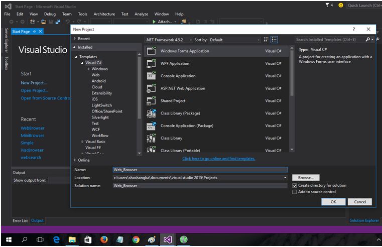 Windows Form Application